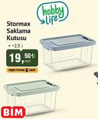 HOBBY LİFE STORMAX SAKLAMA KUTUSU HOBBY LİFE STORMAX SAKLAMA KUTUSU